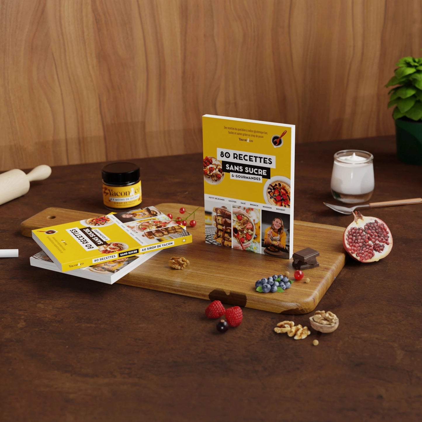 Pack Livre recettes + 2 sirops de yacon