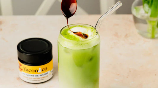 Matcha sans sucre au sirop de yacon