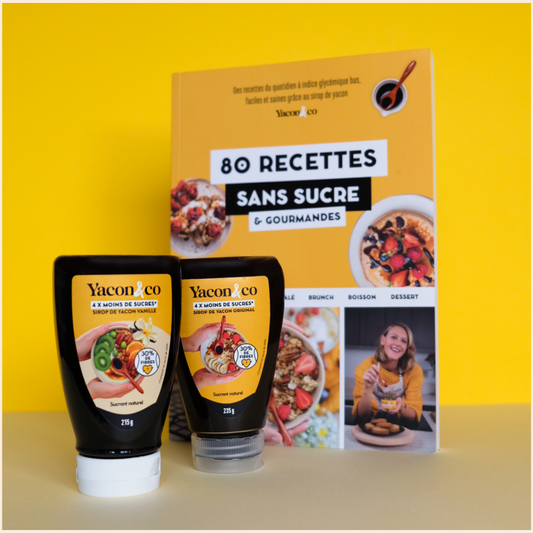 Pack Livre et Squeeze Yacon Nature & Vanille