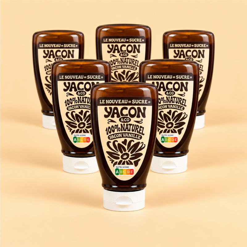 Pack 6 Squeeze Yacon Vanille
