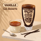 Squeeze Yacon Vanille avec une panna cotta