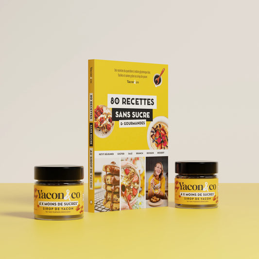 Pack Livre recettes + 2 sirops de yacon