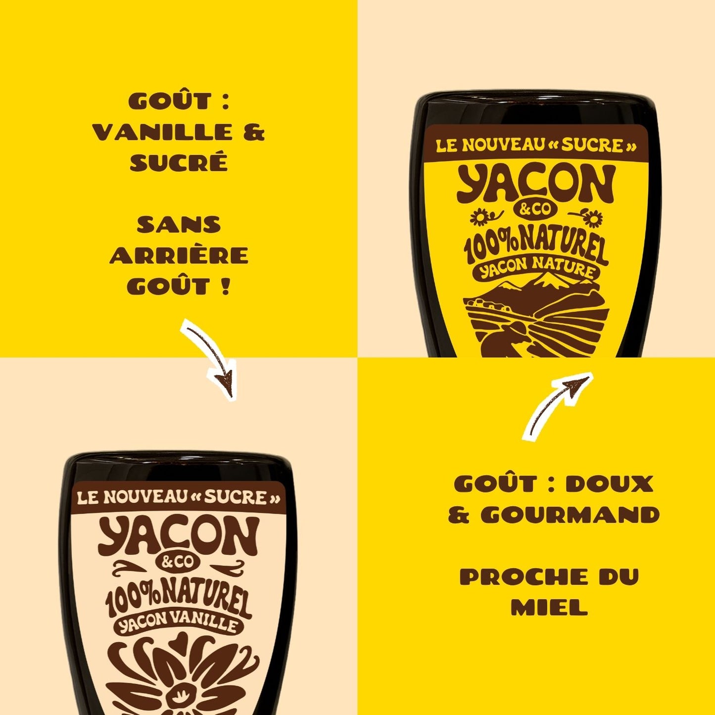 Duo Squeeze Yacon Nature & Vanille